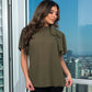 Front Bow Chiffon Top