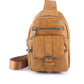 Khaki Multi Pocket Sling Bag