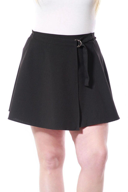 Black Wrap Skirt- Plus Size