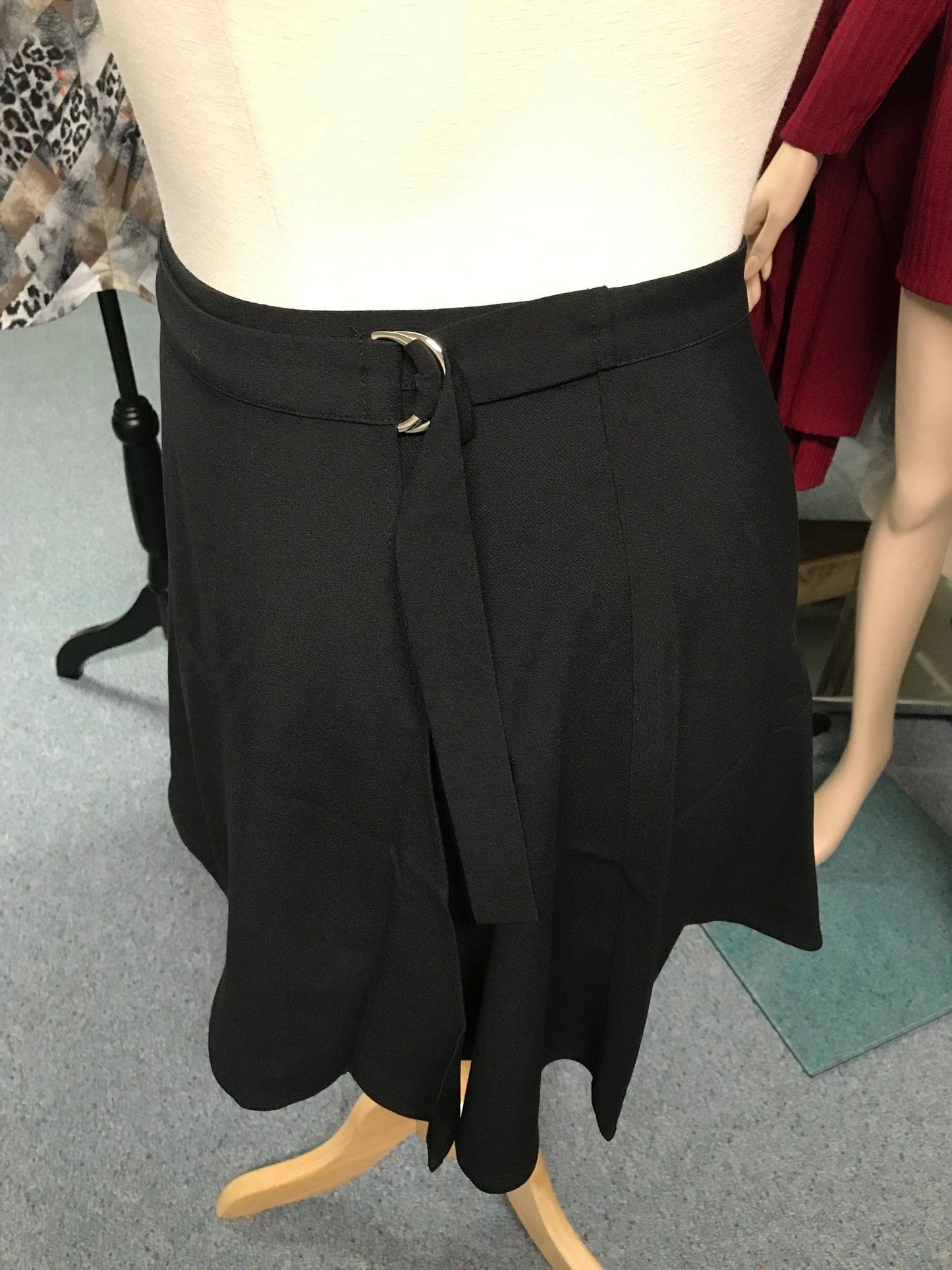 Black Wrap Skirt- Plus Size