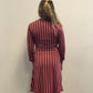 Plum Tie Back Dress