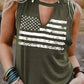 Cutout American Flag Tank