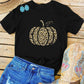 Black Leopard Pumpkin T-Shirt