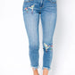 Embordered Denim Jeans