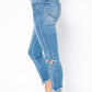 Embordered Denim Jeans