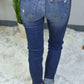 Leopard Patch Skinny Jeans