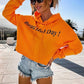 Beautiful Day Hoodie in Orange