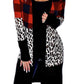 Buffalo Red Plaid and Leopard Cardigan