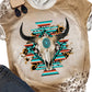 Aztec Steer Head T-Shirt