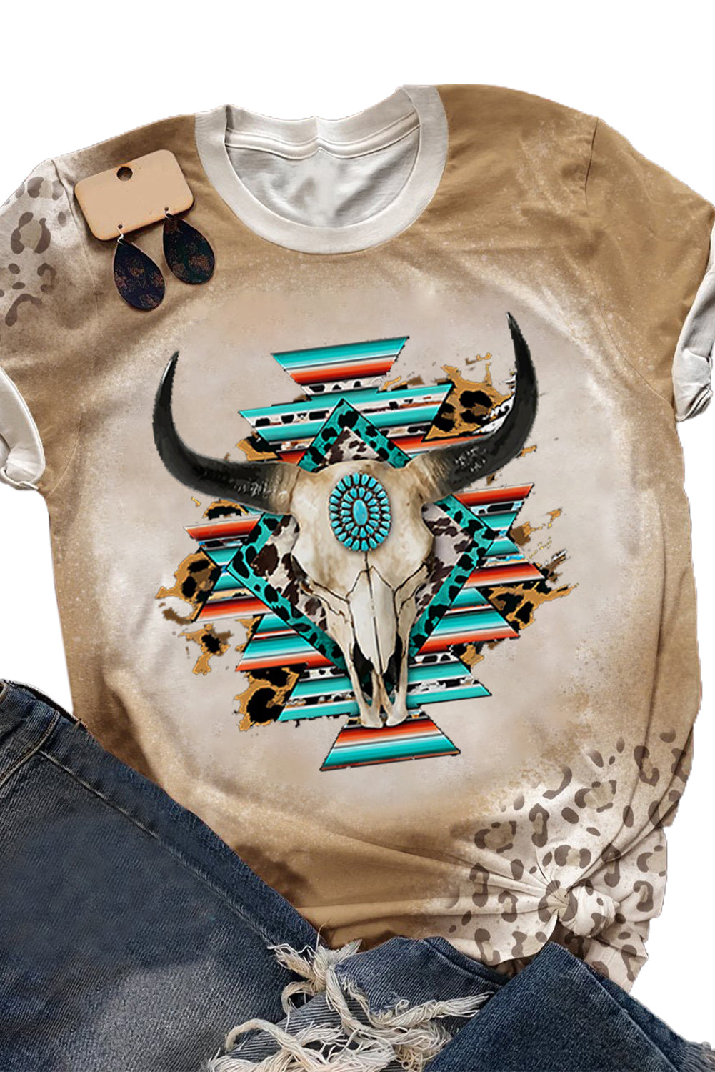 Aztec Steer Head T-Shirt