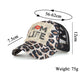 Mom Life Leopard Mesh Ponytail Hat