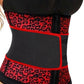 Red Neoprene Leopard Waist Cincher